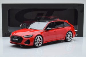 Audi RS6 MTM C8 Avant Tango Röd GT Spirit 1:18 GT432 Resin — bild 6 av 6