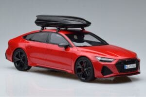 Audi RS7 C8 Sportback Röd Asia Edition GT Spirit 1:18 CLDC021 Resin — bild 4 av 6