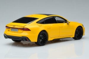 Audi RS7 C8 Sportback Gul Vossen Rims Begränsad Upplaga Kengfai 1:18 VAKF-0335 Metall — bild 3 av 8