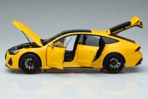Audi RS7 C8 Sportback Gul Vossen Rims Begränsad Upplaga Kengfai 1:18 VAKF-0335 Metall — bild 4 av 8