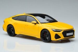 Audi RS7 C8 Sportback Gul Vossen Rims Begränsad Upplaga Kengfai 1:18 VAKF-0335 Metall — bild 6 av 8
