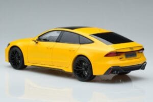 Audi RS7 C8 Sportback Gul Vossen Rims Begränsad Upplaga Kengfai 1:18 VAKF-0335 Metall — bild 7 av 8