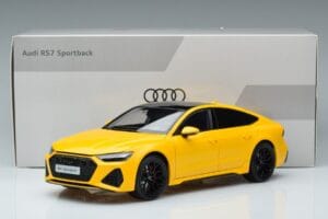 Audi RS7 C8 Sportback Gul Vossen Rims Begränsad Upplaga Kengfai 1:18 VAKF-0335 Metall — bild 8 av 8