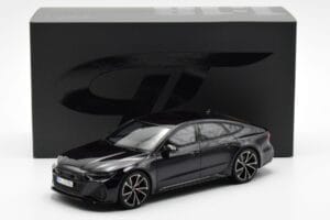 Audi RS7 C8 Sportback Mythos Svart Asia Edition GT Spirit 1:18 CLDC011 Resin — bild 6 av 6