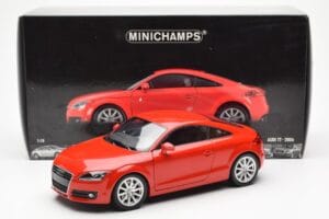 Audi TT 8J Röd Metallic Minichamps 1:18 100015021 Metall — bild 8 av 8
