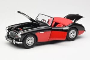 Austin-Healey 3000 Mk I Spider Svart Röd Kyosho 1:18 08141KR Metall — bild 2 av 8