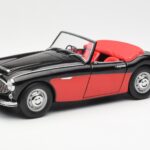 Austin-Healey 3000 Mk I Spider Svart Röd Kyosho 1:18 08141KR