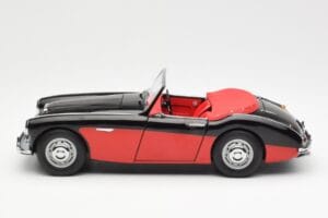 Austin-Healey 3000 Mk I Spider Svart Röd Kyosho 1:18 08141KR Metall — bild 4 av 8