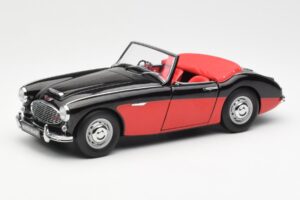 Austin-Healey 3000 Mk I Spider Svart Röd Kyosho 1:18 08141KR