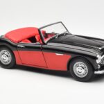 Austin-Healey 3000 Mk I Spider Svart Röd Kyosho 1:18 08141KR - image 6 of 8
