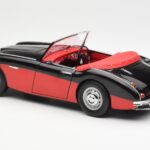 Austin-Healey 3000 Mk I Spider Svart Röd Kyosho 1:18 08141KR - image 7 of 8