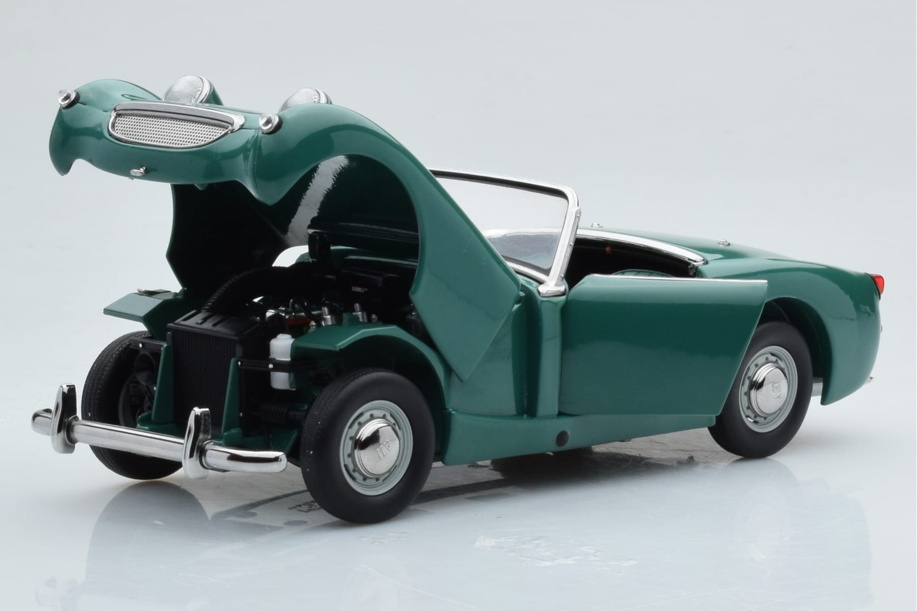 Austin-Healey Sprite Grön Kyosho 1:18 08953LG Metall — bild 2 av 8