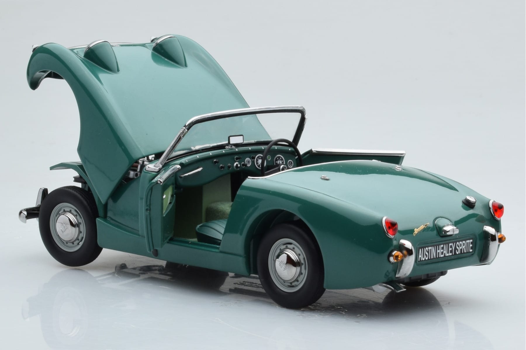 Austin-Healey Sprite Grön Kyosho 1:18 08953LG Metall — bild 3 av 8