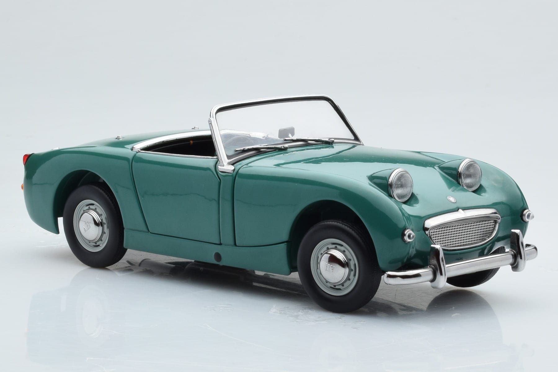 Austin-Healey Sprite Grön Kyosho 1:18 08953LG Metall — bild 6 av 8