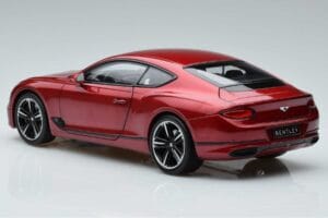Bentley Continental GT Candy Röd Norev 1:18 182788 Metall — bild 6 av 7
