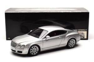 Bentley Continental GT Silver Minichamps 1:18 100139021 Metall — bild 8 av 8