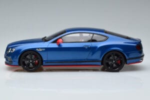 Bentley Continental GT Speed Black Edition Blå GT Spirit 1:18 KJ006 Resin — bild 3 av 6