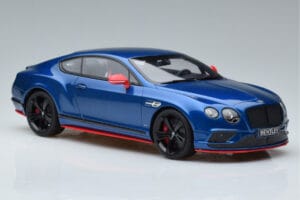 Bentley Continental GT Speed Black Edition Blå GT Spirit 1:18 KJ006 Resin — bild 4 av 6