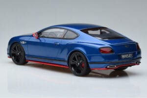 Bentley Continental GT Speed Black Edition Blå GT Spirit 1:18 KJ006 Resin — bild 5 av 6