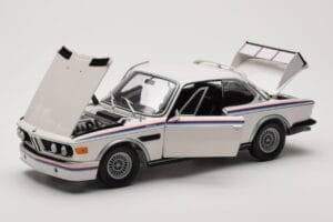 BMW 3.0 CSL E9 Vit Heritage Edition Minichamps 1:18 80432411550 Metall — bild 2 av 8