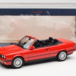 BMW 318i E30 Cabriolet Röd Norev 1:18 183210 - image 6 of 6