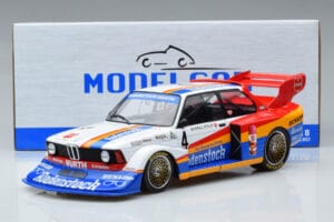 BMW 320 Group 5 #4 M. Winkelhock DRM Zolder 1979 MCG 1:18 MCG18807R Metall — bild 6 av 6