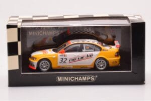 BMW 320i E46 Wiechers Sport #32 Hennerici / Wiechers WTCC 2005 Minichamps 1:43 400052432 Metall — bild 4 av 4