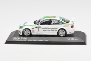 BMW 320si E90 BMW Team Germany #3 A. Farfus WTCC Curitiba Heat Winner 2007 Minichamps 1:43