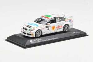 BMW 320si E90 BMW Team Italy Spain #4 A. Zanardi WTCC Brno 3rd Race 2007 Minichamps 1:43 400072604 Metall — bild 2 av 4