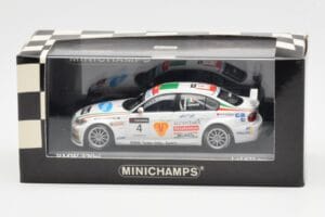 BMW 320si E90 BMW Team Italy Spain #4 A. Zanardi WTCC Brno 3rd Race 2007 Minichamps 1:43 400072604 Metall — bild 4 av 4