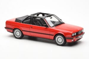 BMW 325i E30 Baur Röd Metallic Otto 1:18 OT767 Resin — bild 4 av 6