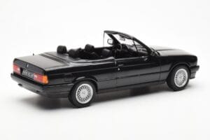 BMW 325i E30 Cabriolet Svart Metallic Norev 1:18 183211 Metall — bild 2 av 6