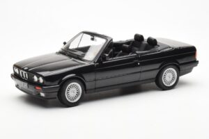BMW 325i E30 Cabriolet Svart Metallic Norev 1:18