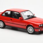 BMW 325i E30 Röd Norev 1:18 - image 4 of 6
