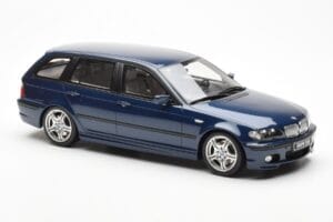 BMW 330i E46 Touring Blå Otto 1:18 OT251 Resin — bild 4 av 6
