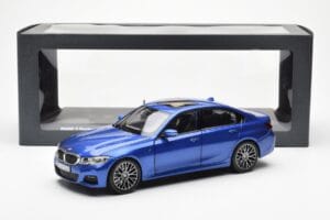 BMW 330i G20 Portimao Blå Metallic Norev 1:18 80432450999 Metall — bild 8 av 8
