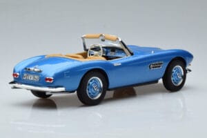 BMW 507 Blå Norev 1:18 183234 Metall — bild 2 av 6
