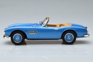 BMW 507 Blå Norev 1:18 183234 Metall — bild 3 av 6