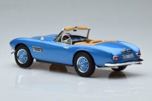 BMW 507 Blå Norev 1:18 183234 Metall — bild 5 av 6