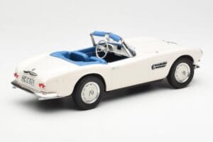 BMW 507 Roadster Vit Norev 1:18 183232 Metall — bild 2 av 6