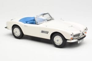 BMW 507 Roadster Vit Norev 1:18 183232 Metall — bild 4 av 6