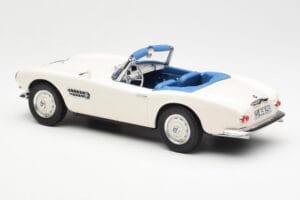 BMW 507 Roadster Vit Norev 1:18 183232 Metall — bild 5 av 6