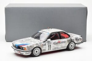 BMW 635 CSi E24 #11 D. Quester / M. Tassin / M. Heger 24 Hours of Spa 1986 AUTOart 1:18 80430145826 Metall — bild 8 av 8