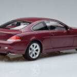 BMW 645Ci E63 Mörkröd Kyosho 1:18 08701CR Metall - image 3 of 7