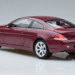 BMW 645Ci E63 Mörkröd Kyosho 1:18 08701CR Metall - image 6 of 7