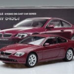 BMW 645Ci E63 Mörkröd Kyosho 1:18 08701CR Metall - image 7 of 7