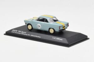 BMW 700 Sport #64 Hulbusch / Stausberg 12 Hours of Nurburgring 1961 Minichamps 1:43 400612364 Metall — bild 3 av 4