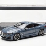 BMW 850i G15 Barcelona Blue Metallic Norev 1:18 - image 8 of 8