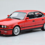 BMW Alpina B10 E34 Biturbo Röd Otto 1:18