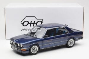 BMW Alpina B7S E12 Turbo Dark Sapphire Blå Metallic Otto 1:18 OT640 Resin — bild 6 av 6